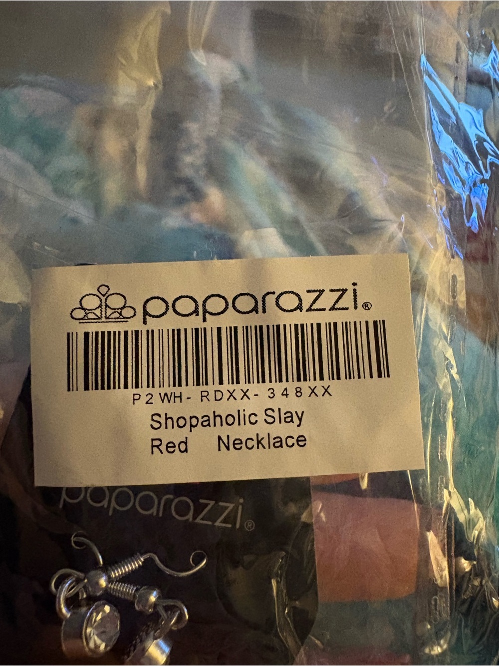 Shopaholic Slay Red Necklace - Picture 5 of 5